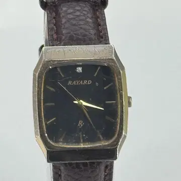 RAYARD 블랙 스퀘어 손목시계