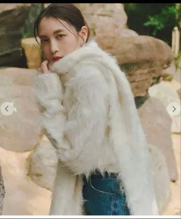 새상품급 코코딜 기모 니트 머플러