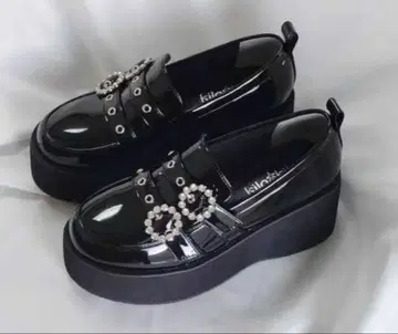 지뢰계 통굽 로퍼 빅 사이즈