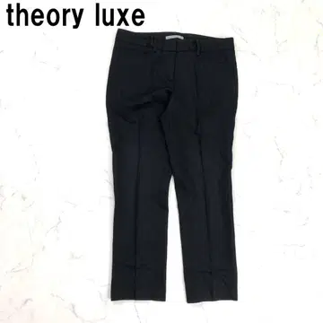 A7467 띠어리 럭스 슬랙스 테이퍼드 팬츠 스트레치 블랙 40