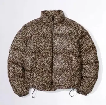 scluptor 107 Cropped Puffer Down Leopard