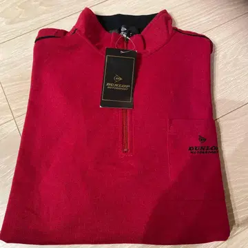 DUNLOP 남성용 하프 지퍼 셔츠 M