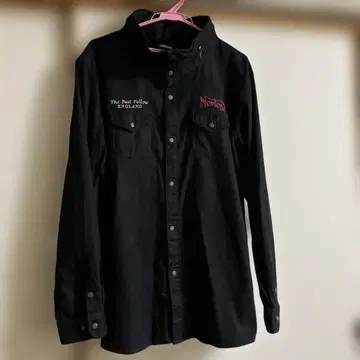 [ 노튼 ] 블랙 긴팔 셔츠 후드 부착 [ XL ]