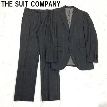 A7468 더 수트 컴퍼니 정장 세트 울 스트라이프 그레이 170