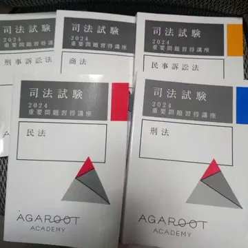 사법시험 아가루트 2024 중요문제습득강좌 중문 5과목