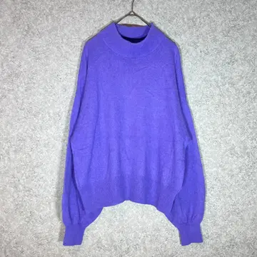 캐시미어 FRAYI.D (프리 사이즈) 긴팔 스웨터 니트/퍼플