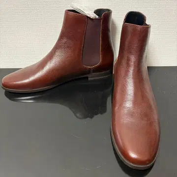 ZARA 브라운 사이드 고어 부츠 27cm