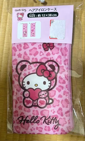 헬로키티 헤어 다리미 곰 표범 무늬