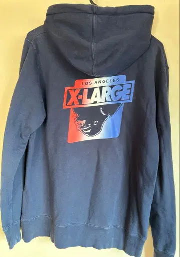 X-LARGE 네이비 후드티 M 사이즈