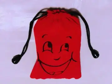 [ 레어! ] 웃음 주머니 빨간색 DAISO (다이소)