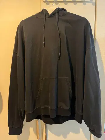 심플 블랙 후드티 oversized for man/woman