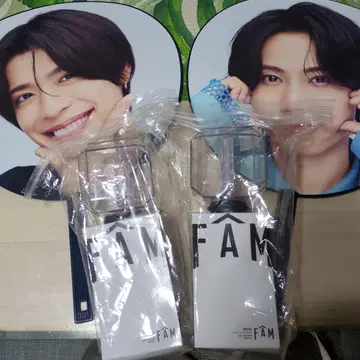 FAM 아이돌 응원봉 부채 2세트