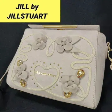 JILL by JILL STUART 숄더백 비쥬 꽃 장식 자수