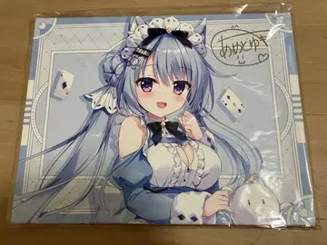 아메토유키 선생님 콜라보 카페 F6 캔버스 아트 친필 사인 포함