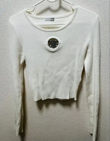 GYDA 니트탑 화이트