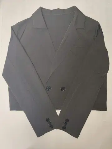 ECRIRE 그레이 더블 브레스트 셋업 프리 사이즈