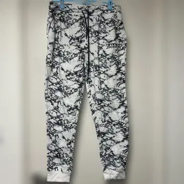 SAVAGE 마블 무늬 조거 팬츠