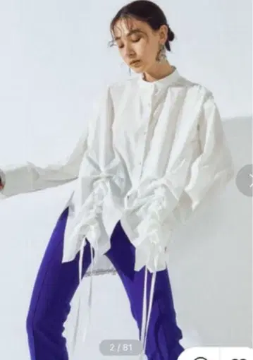 UN3D. 헴개더 셔츠