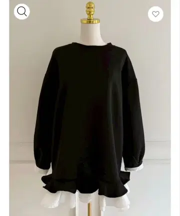 Myu 밑단 프릴 속기모 오버 원피스