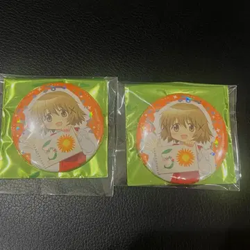 샤프트 50주년 기념전 신작 금박 캔뱃지 히다마리 스케치 유노