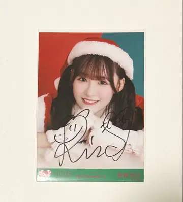 =LOVE 이코라부 오토시마 리사 산타 브로마이드 친필