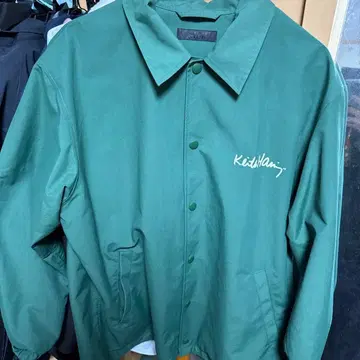 UNIQLO 키스 해링 그린 나일론 자켓