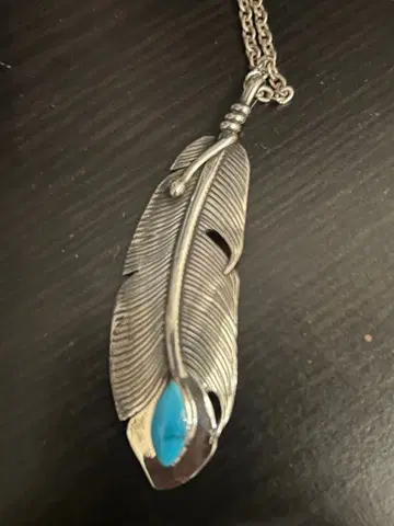 터콰이즈 페더 탑 sterling