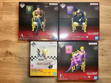 죠죠의 기묘한 모험 제일복권 A상 D상 E상 라스트 원상 4종 세트