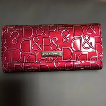 [ 새상품급 ] PINKY&DIANNE 로고 장지갑 빨간색