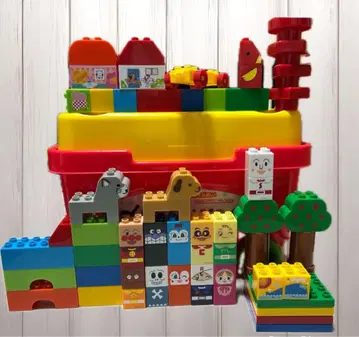 호빵맨 첫 블록 웨건