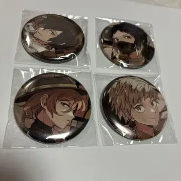 문호 스트레이독스 캔뱃지 4개 세트 게이머즈 겨울 도서 축제