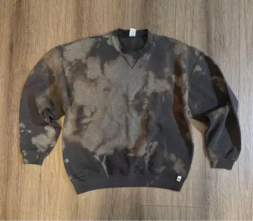 러셀 맨투맨 트레이닝복 타이다이 염색 구제 의류