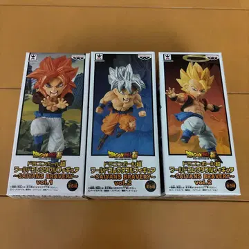 드래곤볼 초 월드 콜렉터블 피규어 SAIYANS BRAVERY 2 3종