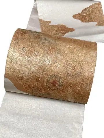 A20 새상품 자수 스와토 화문 구리 동전 문양 순수 실크 포멀 기모노