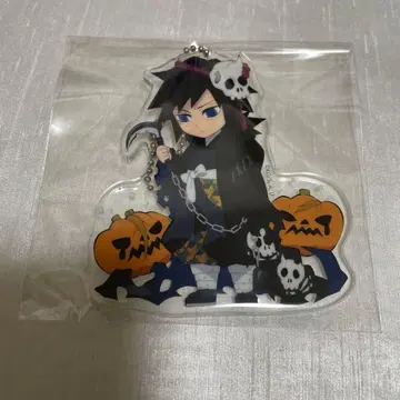 귀멸의 칼날 할로윈 기유 아크릴 키링