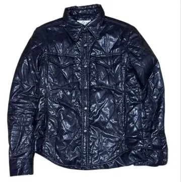 랭글러 퀼팅 셔츠 자켓 블랙