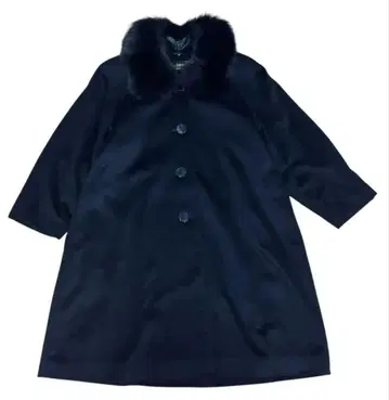 PURE CASHMERE 퍼 2way 블랙 스텐카라 코트