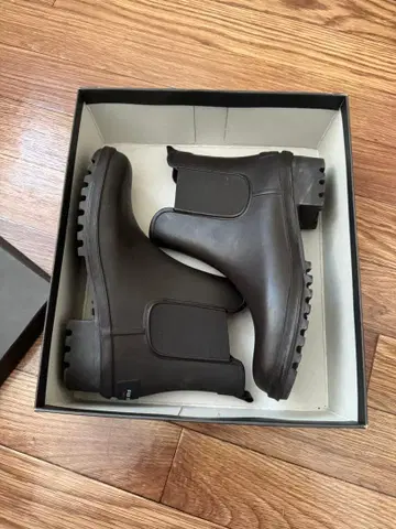 FOX UMBRELLAS 사이드 고어 부츠 브라운 레인부츠