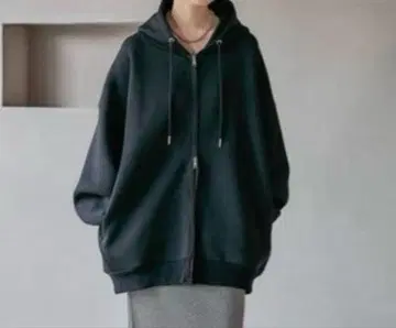 LEPSIM 파르페 ZIPBIG 후디 블랙