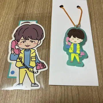 EXILE NAOTO 러버 키링 & 스티커 세트