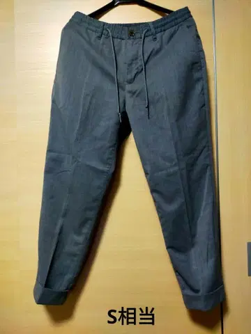 BEAMS 썸머 울 팬츠 S 상당 그레이