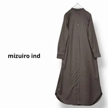mizuiro ind 스탠드 카라 원피스 노카라 원피스