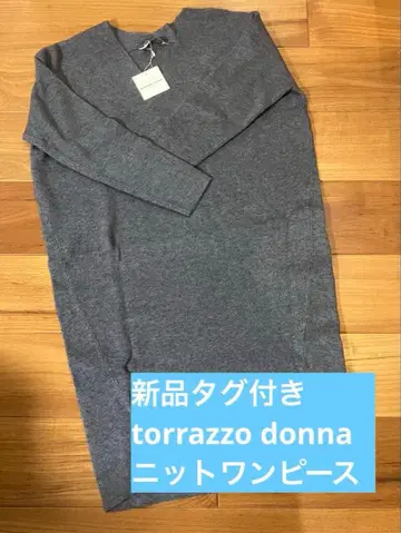 [택 포함 새상품] torrazzo donna 니트 원피스