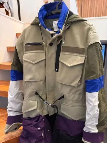 sacai 울 도킹 코트 사이즈 1