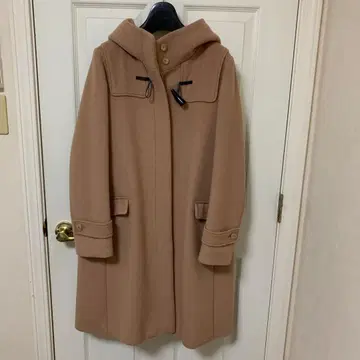 UNTITLED 베이지 더플 코트 사이즈 2
