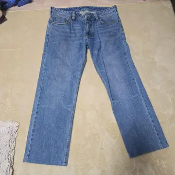 레트로 George 라이트 블루 스트레이트 레그 데님 91