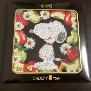 페이러 스누피 콜라보 손수건 애플