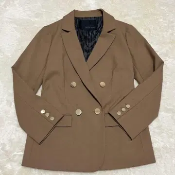 YECCA VECCA 골드 버튼 테일러드 자켓 카멜 새상품급