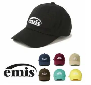 emis 블랙 야구 모자