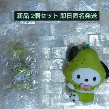 포차코 후르츠 디자인 시크릿 키링 마그넷 2개